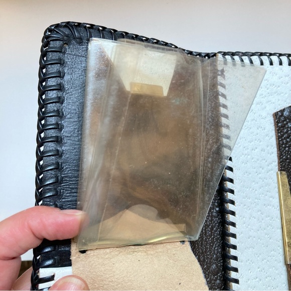 Retro Vintage Braided Sides Wallet - Picture 4 of 6